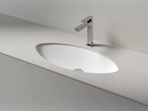 OCCHIO 90 - Oval undermount washbasin _ Edoné by Agorà